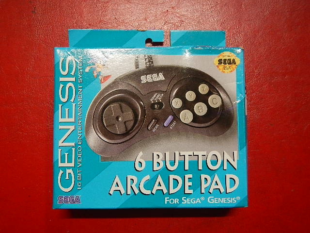 6 Button Arcade Pad Genesis 