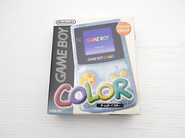 ゲームボーイカラー（ウォーターブルー） CGB-001
