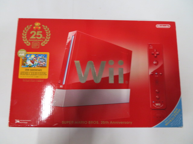 Wii本体 レッド スーパーマリオ25周年仕様