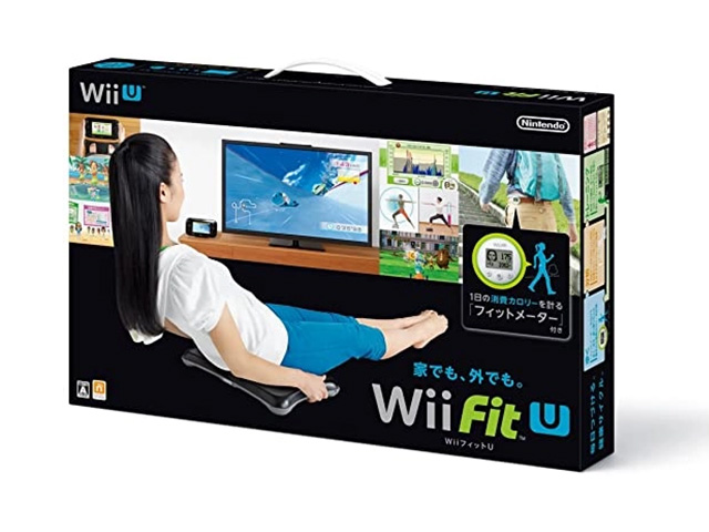 Wii Fit U バランスWiiボード (クロ) ＋ フィットメーター セット