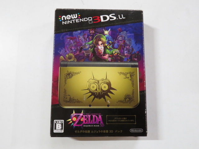 Newニンテンドー3DS LL本体 ゼルダの伝説 ムジュラの仮面3Dデザイン RED-001