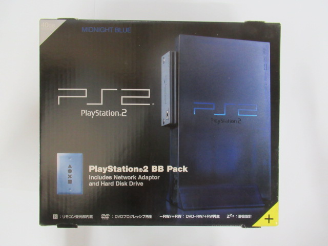 PlayStation2　BBパック（SCPH-50000MB/NH）ミッドナイトブルー