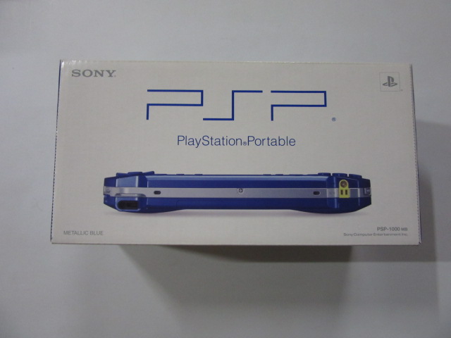 PSP本体（PSP-1000/メタリックブルー）