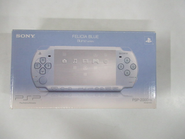 PSP本体（PSP-2000/フェリシアブルー）