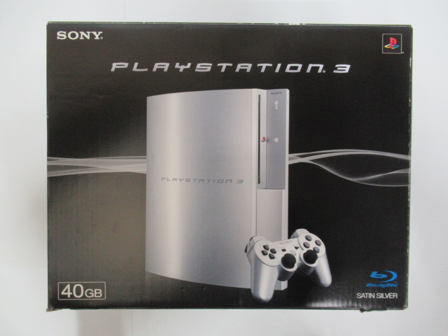 PlayStation3 40GB サテンシルバー(旧型PS3本体 CECHH00 SS)