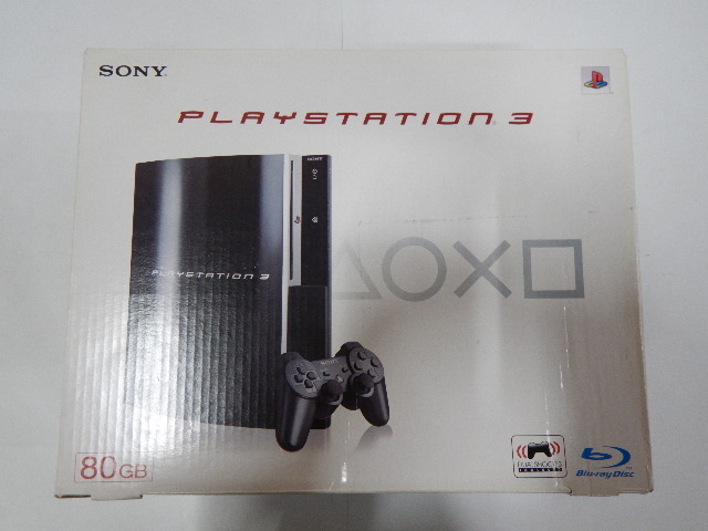 PlayStation3 80GB クリアブラック（旧型PS3本体・CECHL00）