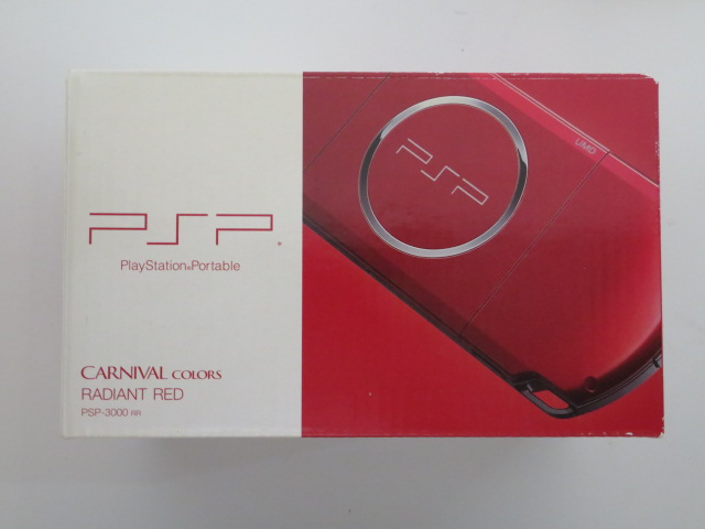 PSP本体（PSP-3000/ラディアント・レッド）