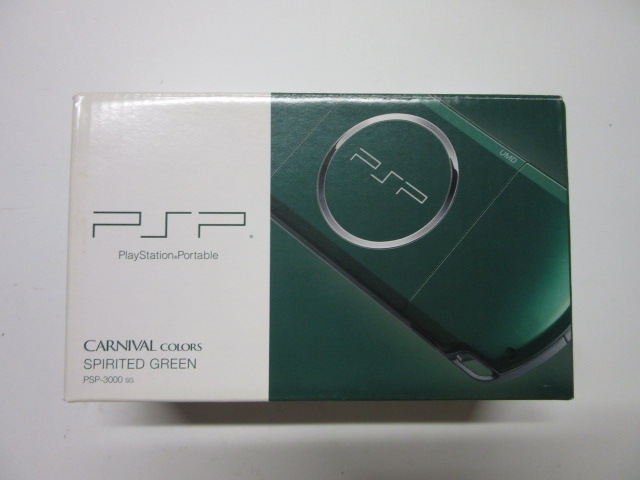 PSP本体（PSP-3000/スピリティッド・グリーン）