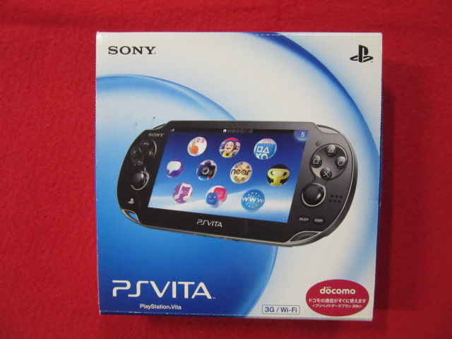 PlayStation Vita 3G/Wi-Fiモデル クリスタルブラック（PCH-1100）