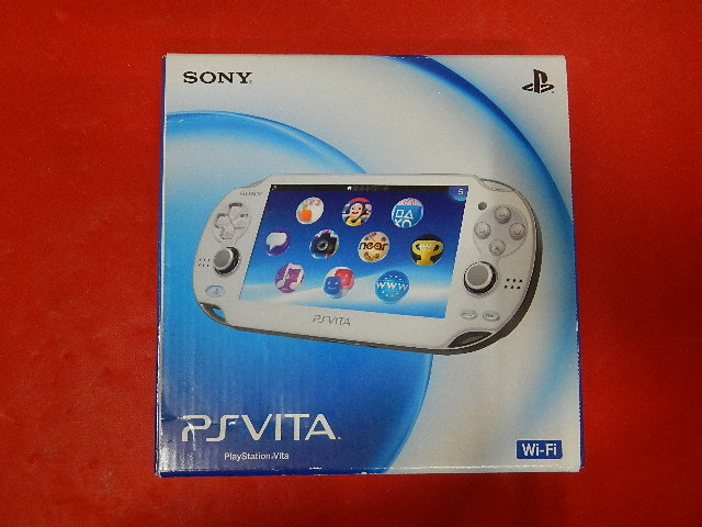 PlayStation Vita本体 Wi-Fiモデル クリスタル・ホワイト（PSVITA本体・PCH-1000ZA02）