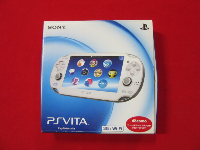 PlayStation Vita本体 3G/Wi-Fiモデル クリスタル・ホワイト 限定版（PSVITA本体・PCH-1100AB02）