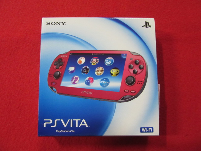 PlayStation Vita本体 Wi-Fiモデル コズミックレッド（PSVITA本体 PCH-1000 ZA03）