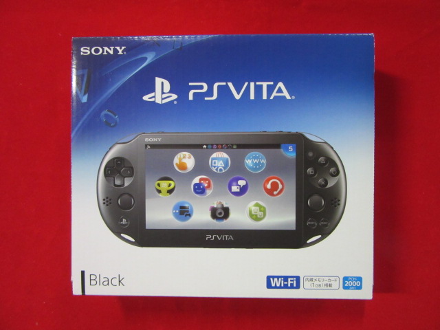 PlayStation Vita本体 （PCH-2000シリーズ）Wi-Fiモデル ブラックPCH-2000 ZA11