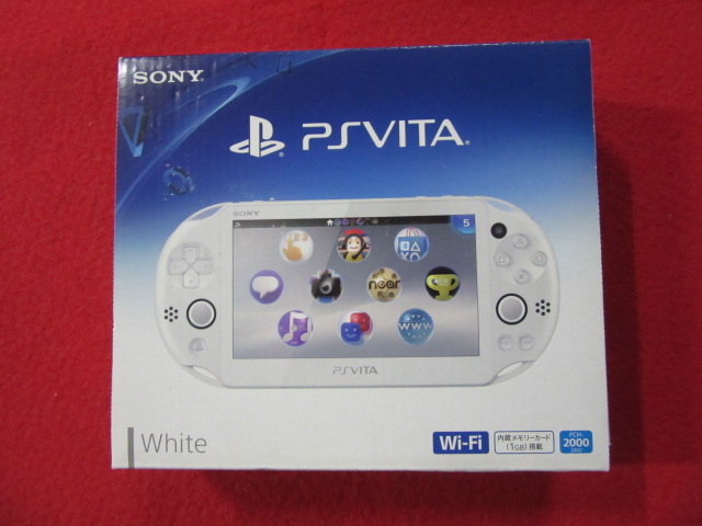 PlayStation Vita本体 （PCH-2000シリーズ）Wi-Fiモデル ホワイトPCH-2000