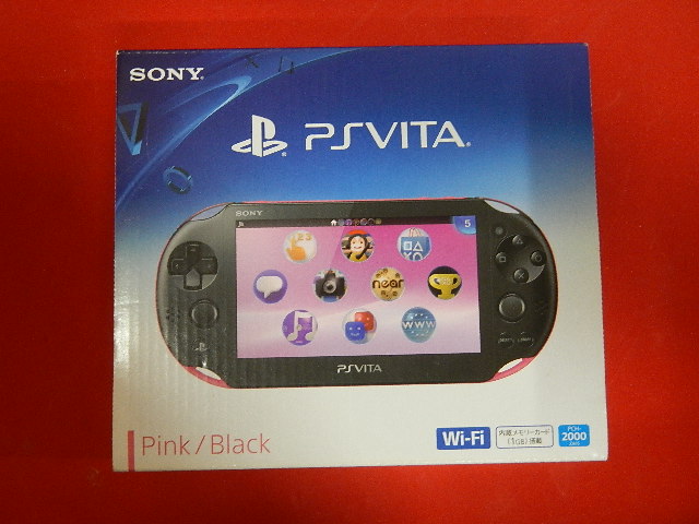 PlayStation Vita本体 （PCH-2000シリーズ） Wi-Fiモデル ピンク/ブラックPCH-2000 ZA15
