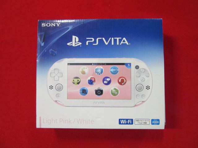 PlayStation Vita本体 Wi-Fiモデル（PCH-2000 ZA19 ライトピンク・ホワイト）