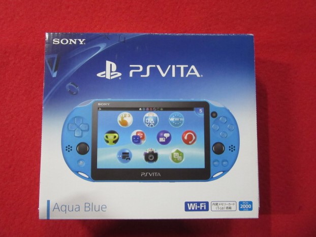 PlayStation Vita本体 （PCH-2000シリーズ） Wi-Fiモデル アクア・ブルー(PCH-2000ZA23)