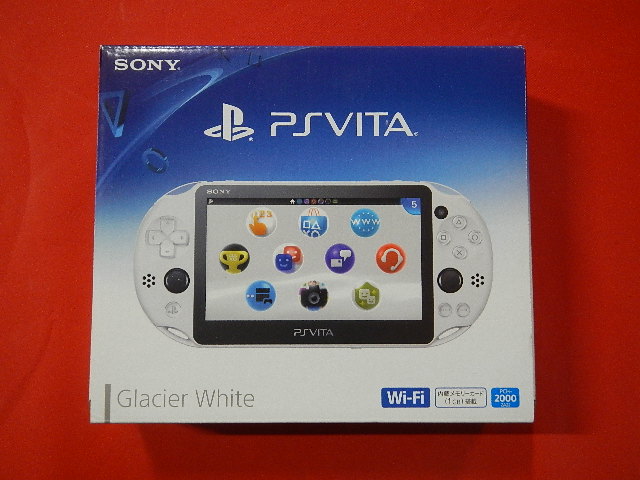 PlayStation Vita本体 （PCH-2000シリーズ） Wi-Fiモデル グレイシャー/ホワイト(PCH-2000ZA22)