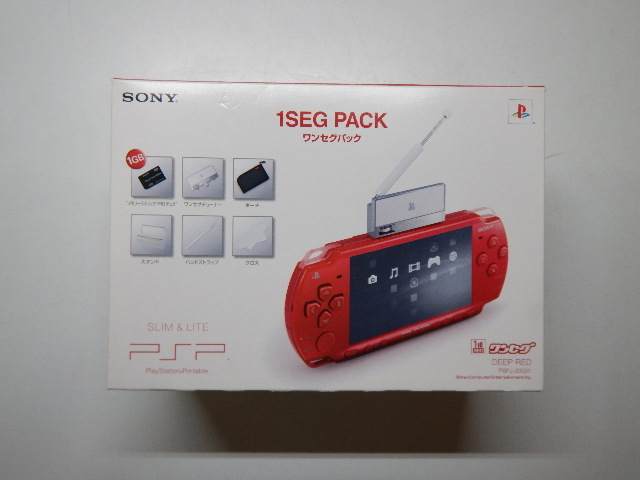 PSP-2000 ディープ・レッド ワンセグパック （PSP本体・PSP-2000DR）