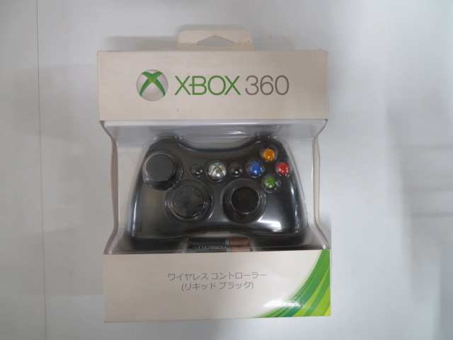 Xbox 360 ワイヤレス コントローラー (リキッドブラック)