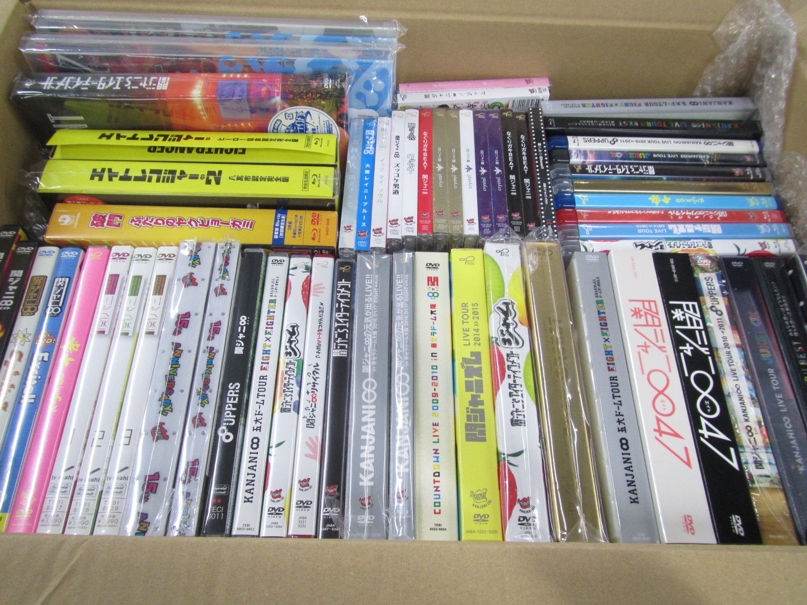 関ジャニ∞ 箱入りCD DVD Blu-rayセット60点/Blu-ray1点・CD16点未開封