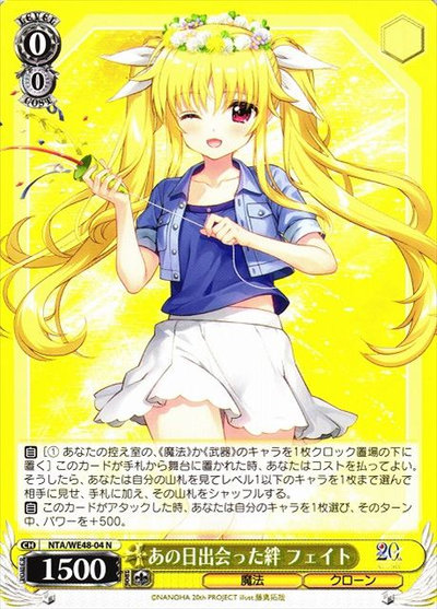 あの日出会った絆 フェイト
