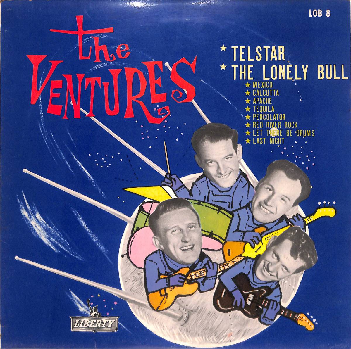 The Ventures「The Ventures Play Telstar The Lonely Bull」(LOB 8)