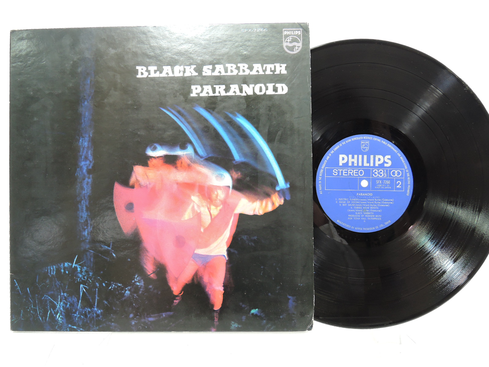 フラワーオブライフ 国内盤 Black sabbath Paranoid ブラックサバス LP