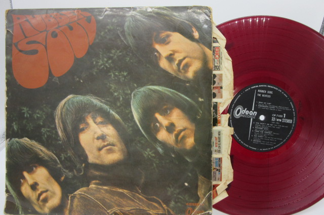 ビートルズ レコード 赤盤 ラバーソウル！