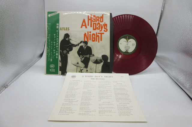 【帯付/赤盤】The Beatles(ビートルズ)「A Hard Day's Night