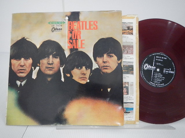 赤盤 The Beatles ビートルズ Beatles For Sale ビートルズ'65 LP 12インチ /Odeon OP 7179 ...