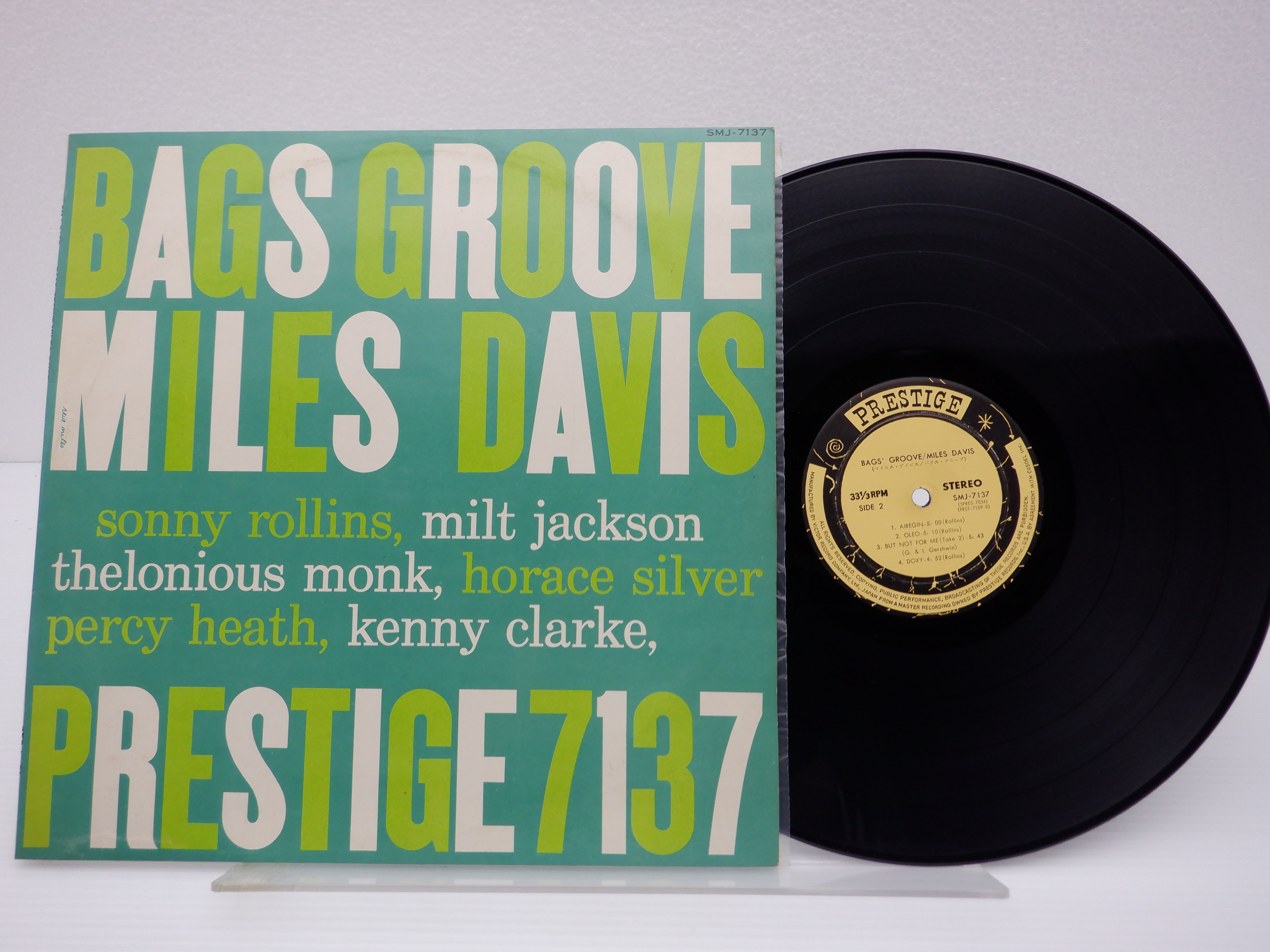 MILES DAVIS『BAGS GROOVE』LP レコード jazz - 洋楽