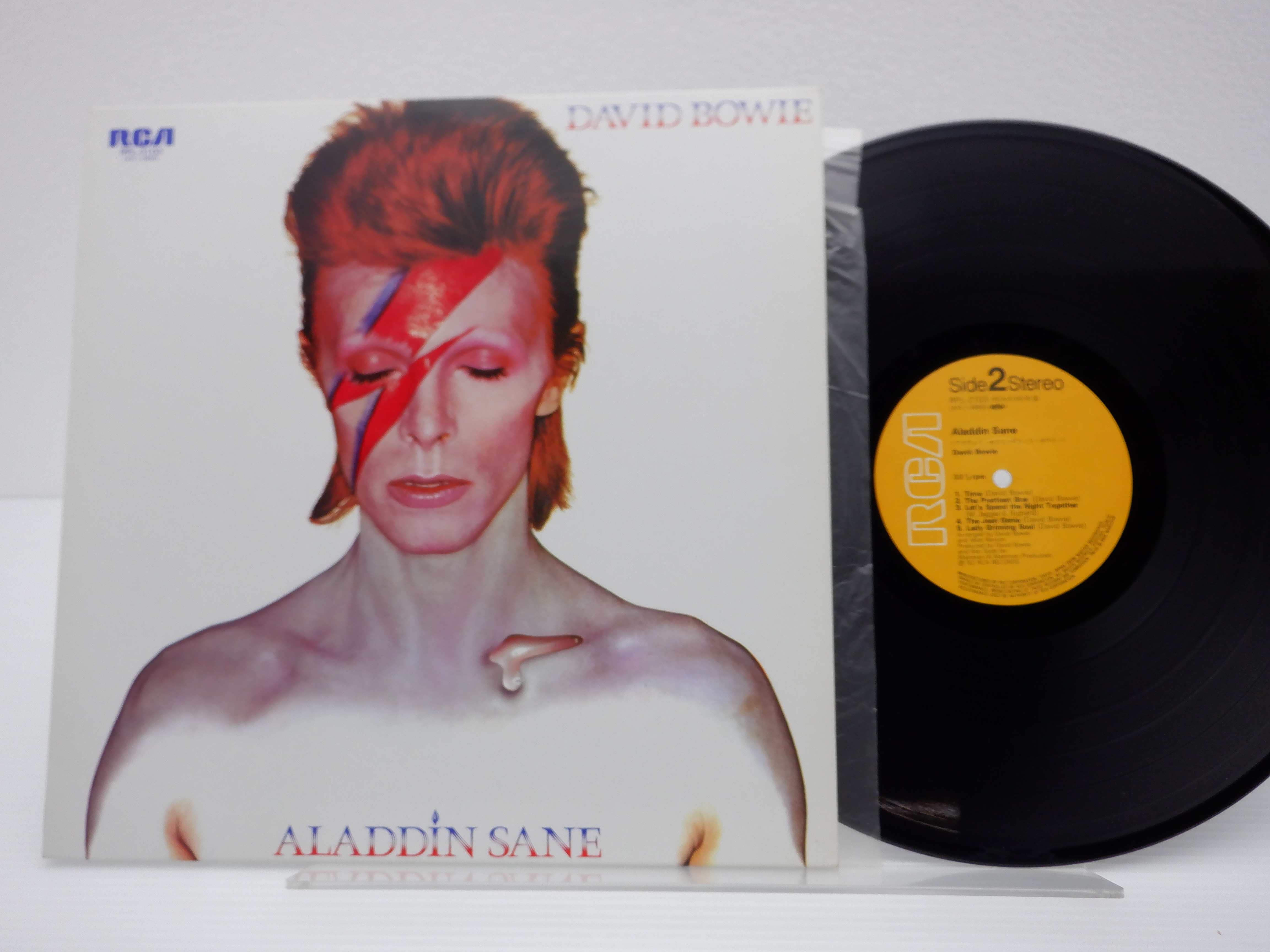 国内盤】David Bowie(デビッド・ボウイ)「Aladdin Sane」LP（12インチ