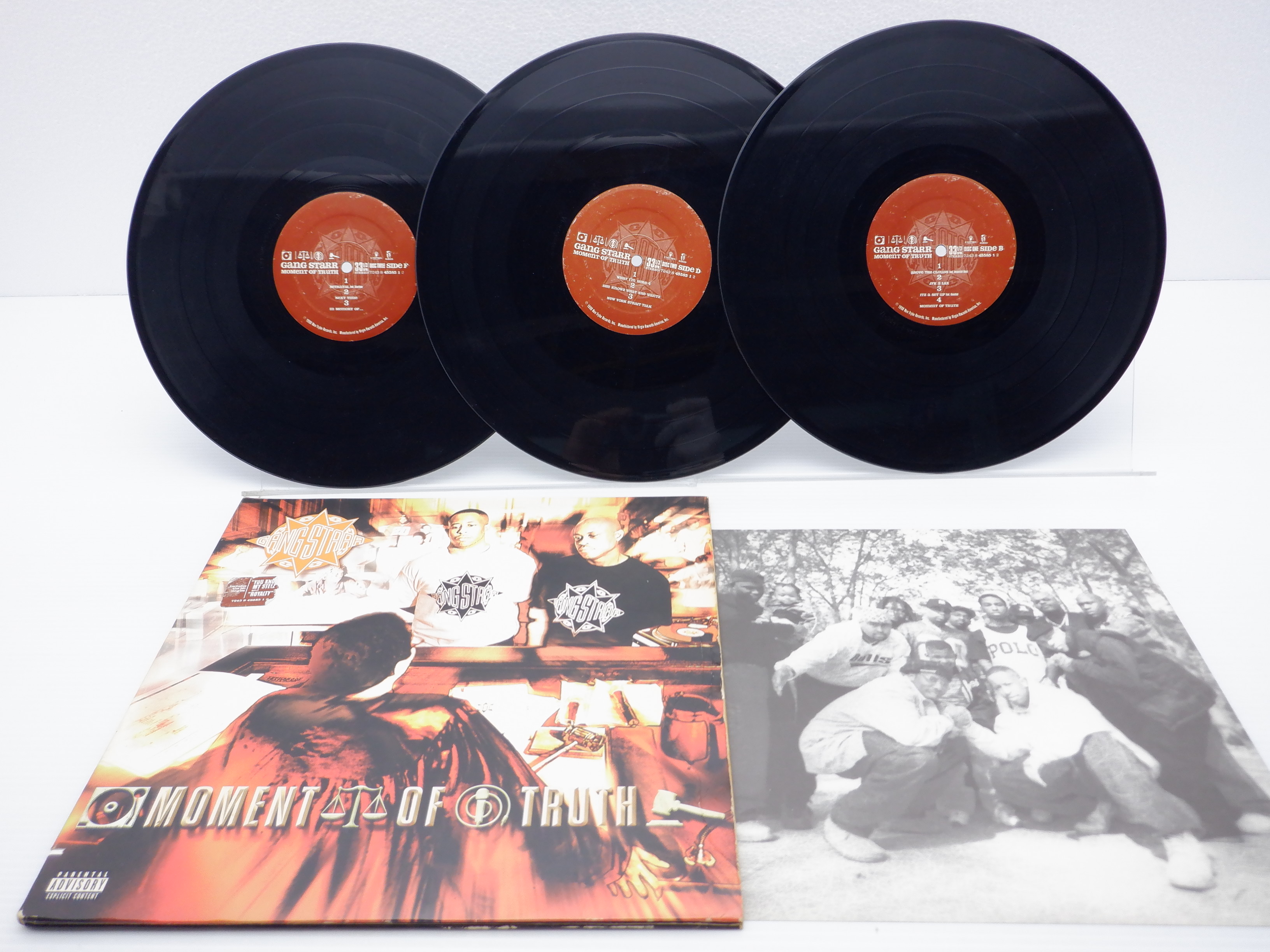 GANG STARR/MOMENT OF TRUTH /3LP - 洋楽
