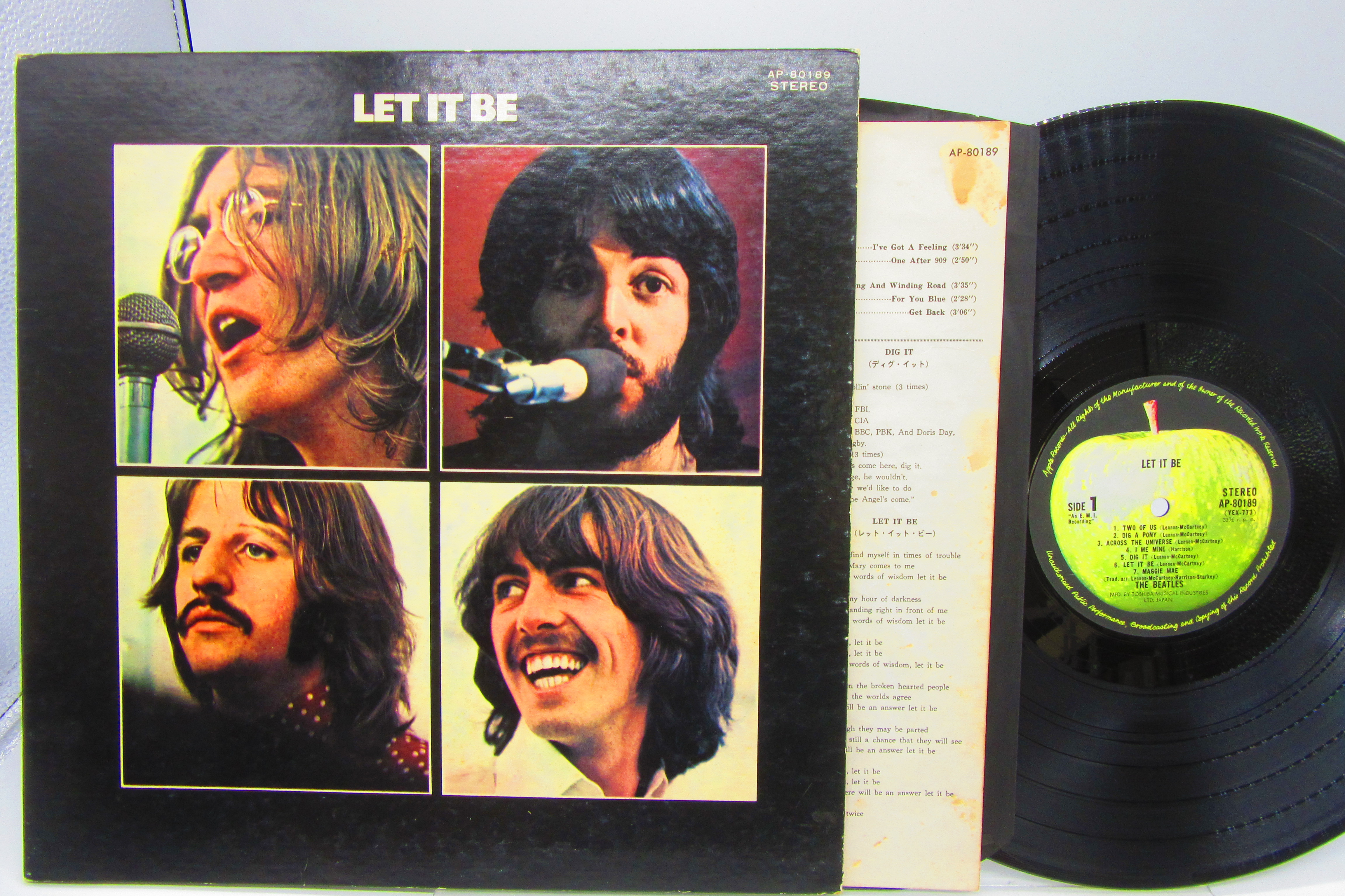 THE BEATLES LET IT BE 国内LP【ステレオ】 | www.piazzagrande.it