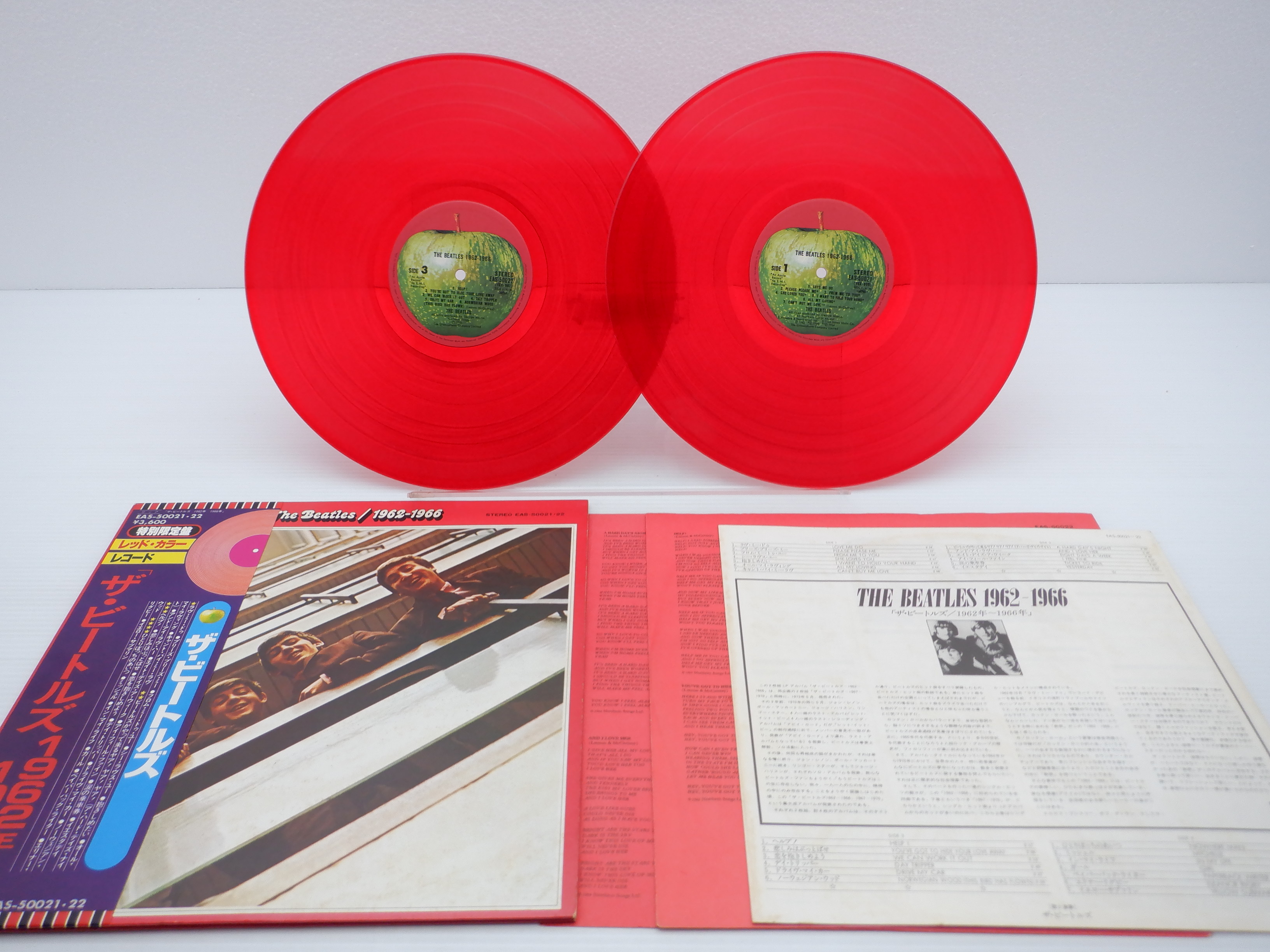 特別限定盤/カラーレコード】The Beatles(ビートルズ)「1962-1966」LP