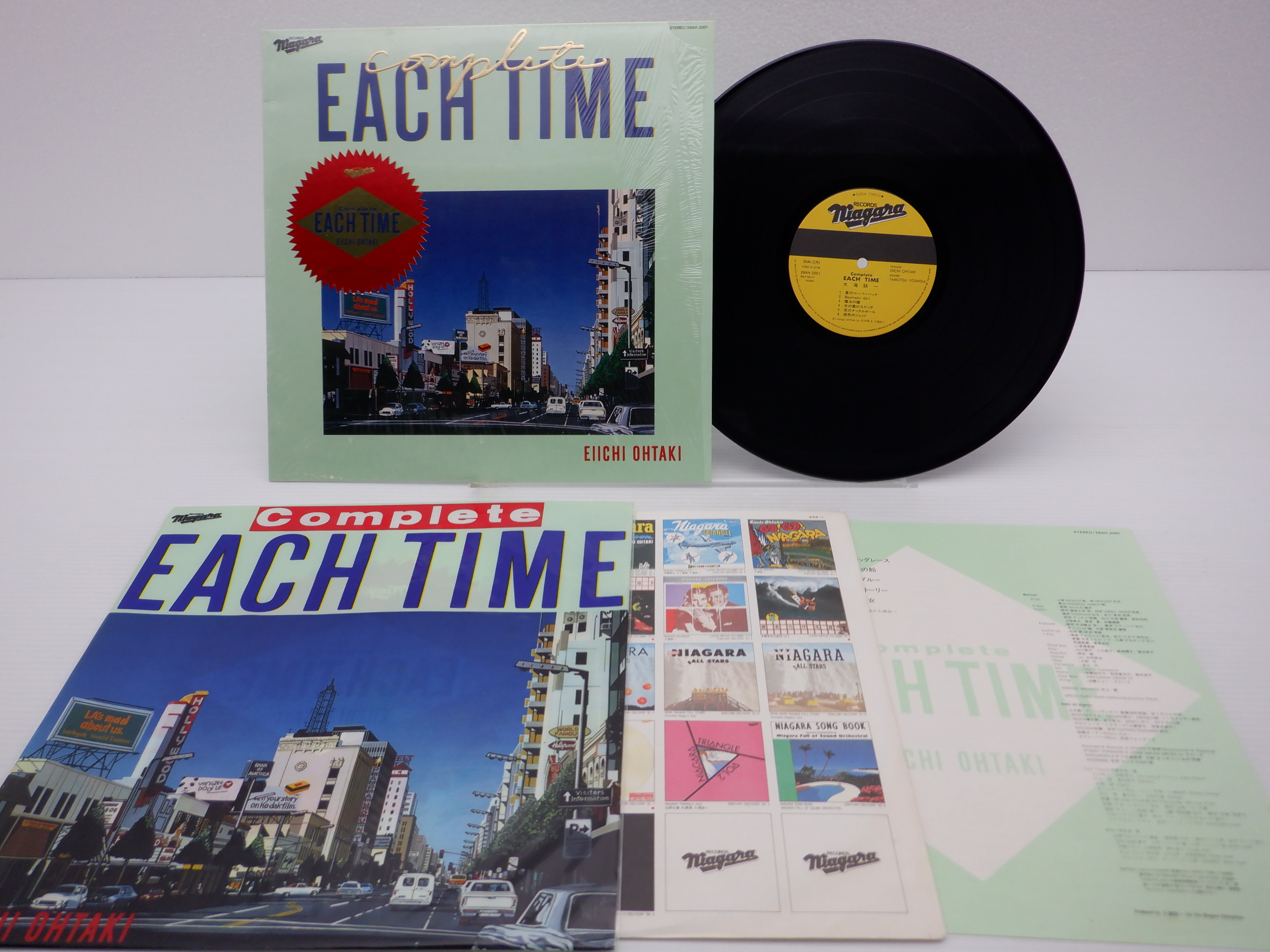 専用ビニールカバー付】大滝詠一「Complete Each Time」LP（12インチ