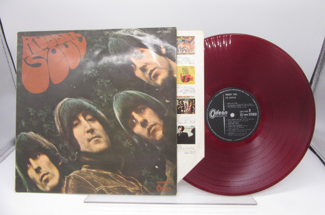 赤盤】The Beatles(ビートルズ)「Rubber Soul(ラバー・ソウル)」LP（12インチ）/Odeon(OP-7450)/ロック｜代購幫