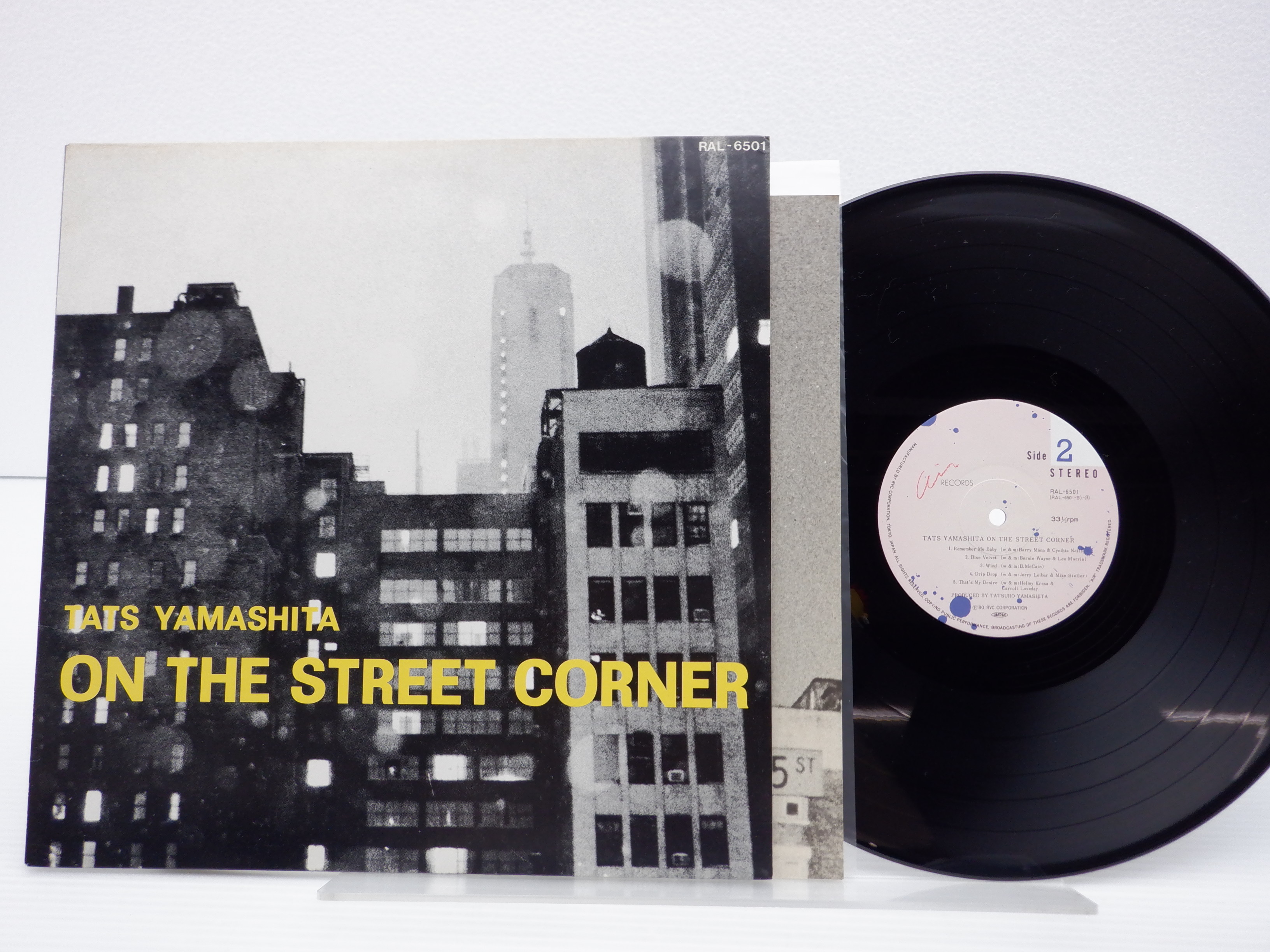 山下達郎「ON THE STREET CORNER」LP（12インチ）/Air Records(RAL