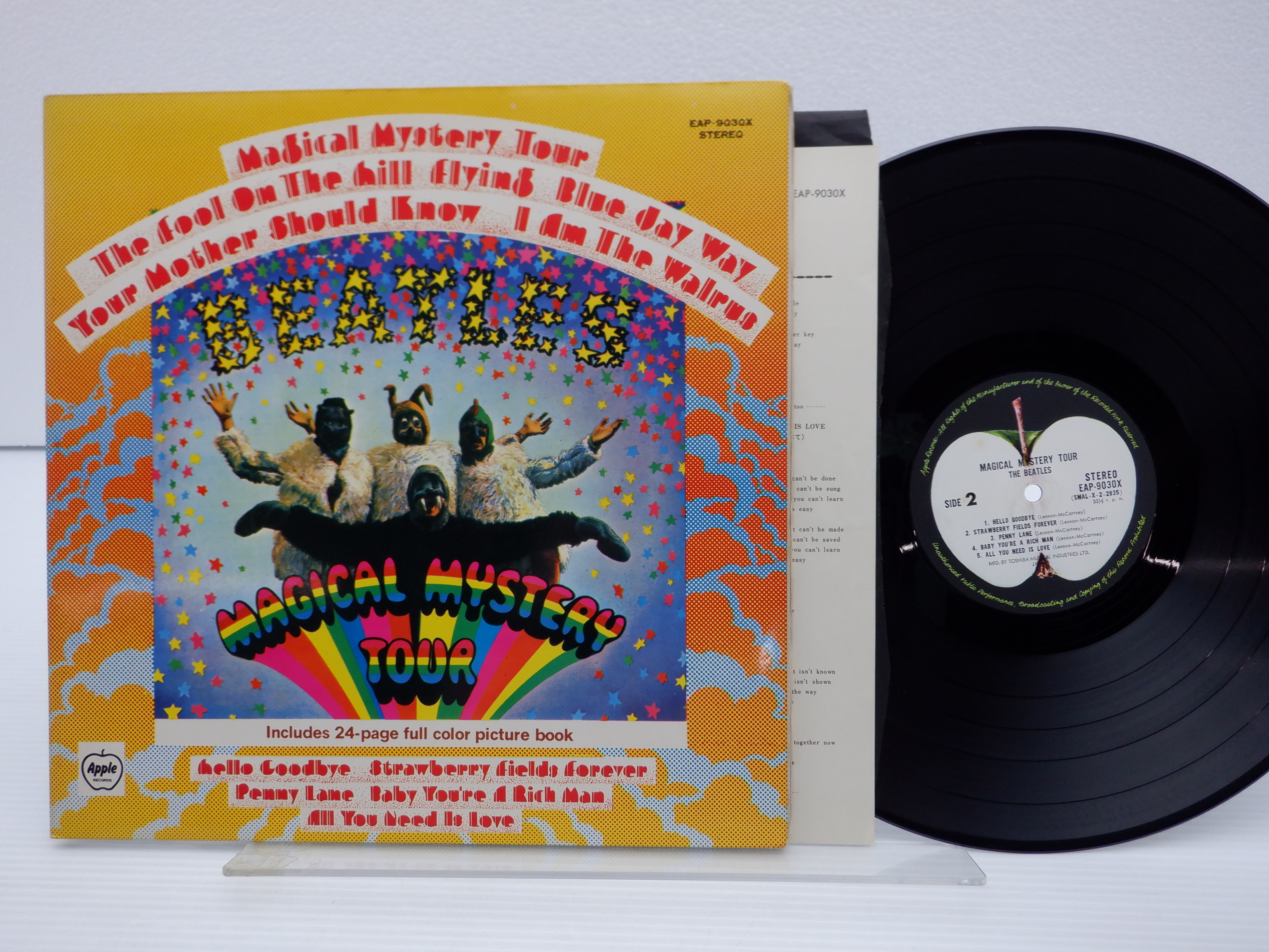 帯付】The Beatles(ビートルズ)「Magical Mystery Tour(マジカル・ミステリー・ツアー)」LP/Apple  Records(EAP-9030X) JChere雅虎拍卖代购