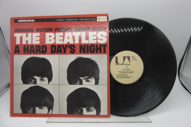 ライトニングボルト ビートルズ a hard days night LPレコード 赤盤