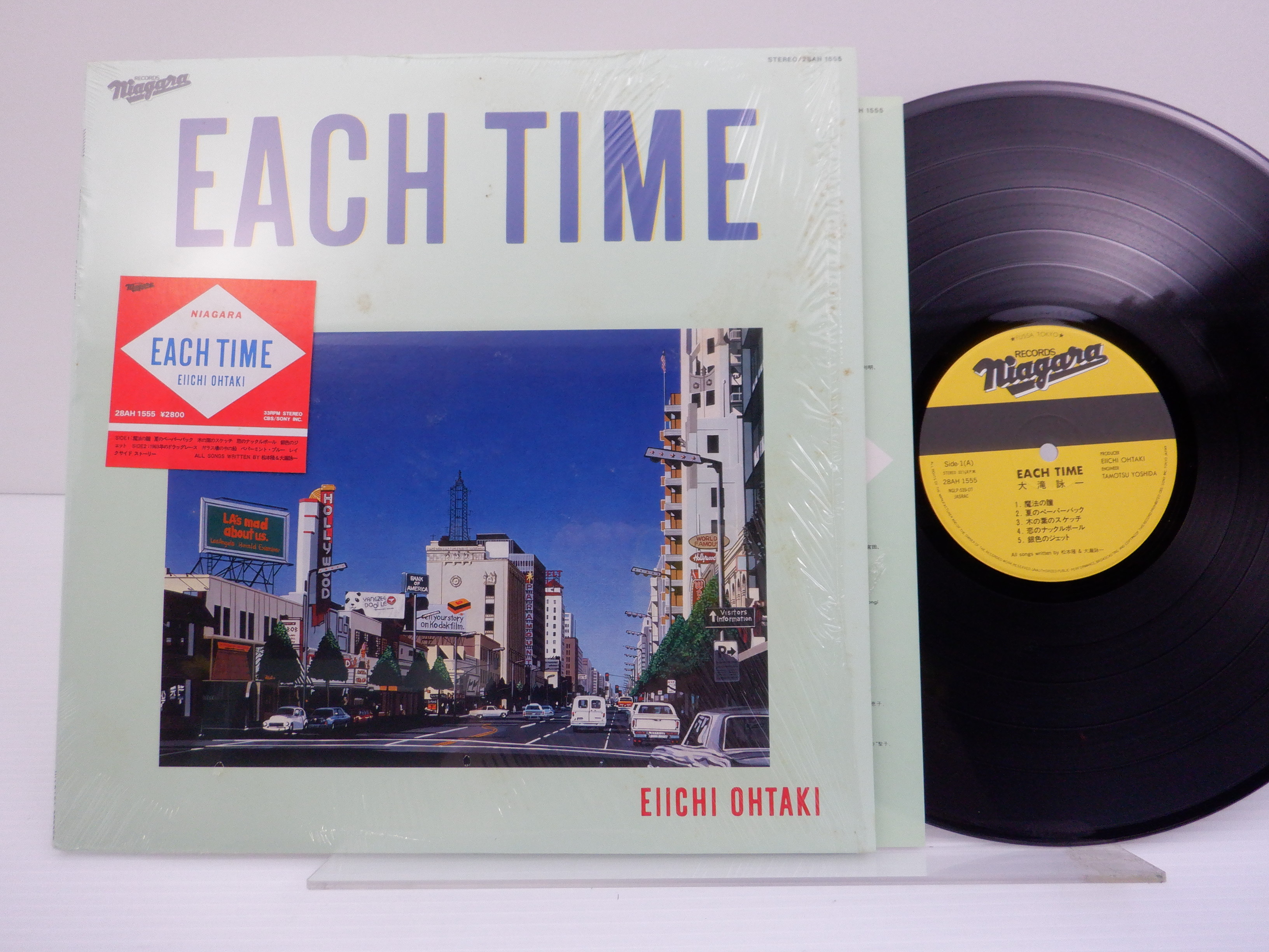 シュリンク付】大滝詠一「Each Time」LP（12インチ）/Niagara Records