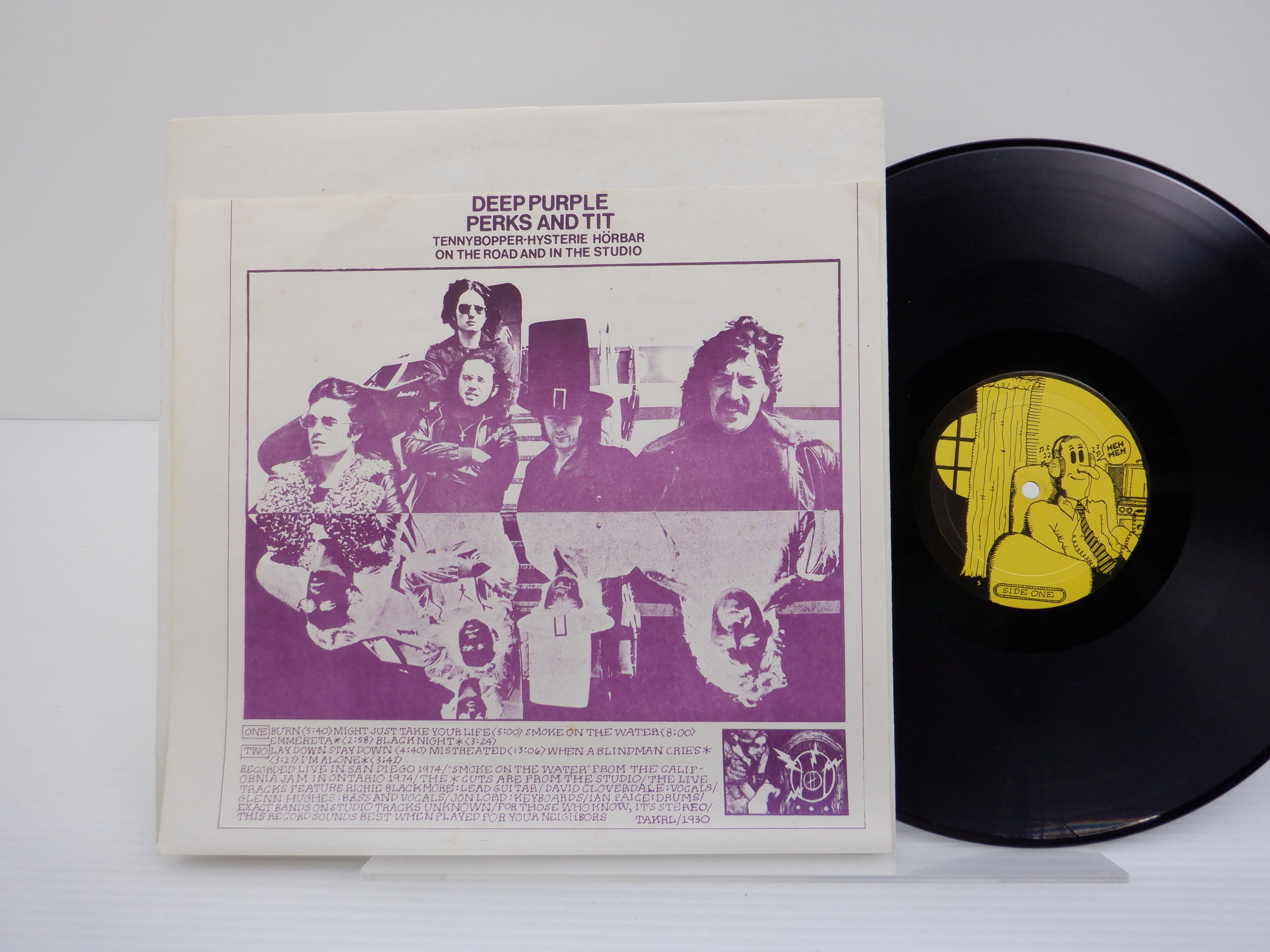 米LP Deep Purple Perks And Tit TAKRL1930 The Amazing Kornyfon /00260 b-to record ]Deep Purple( deep * purple )[Perks And Tit]LP(12