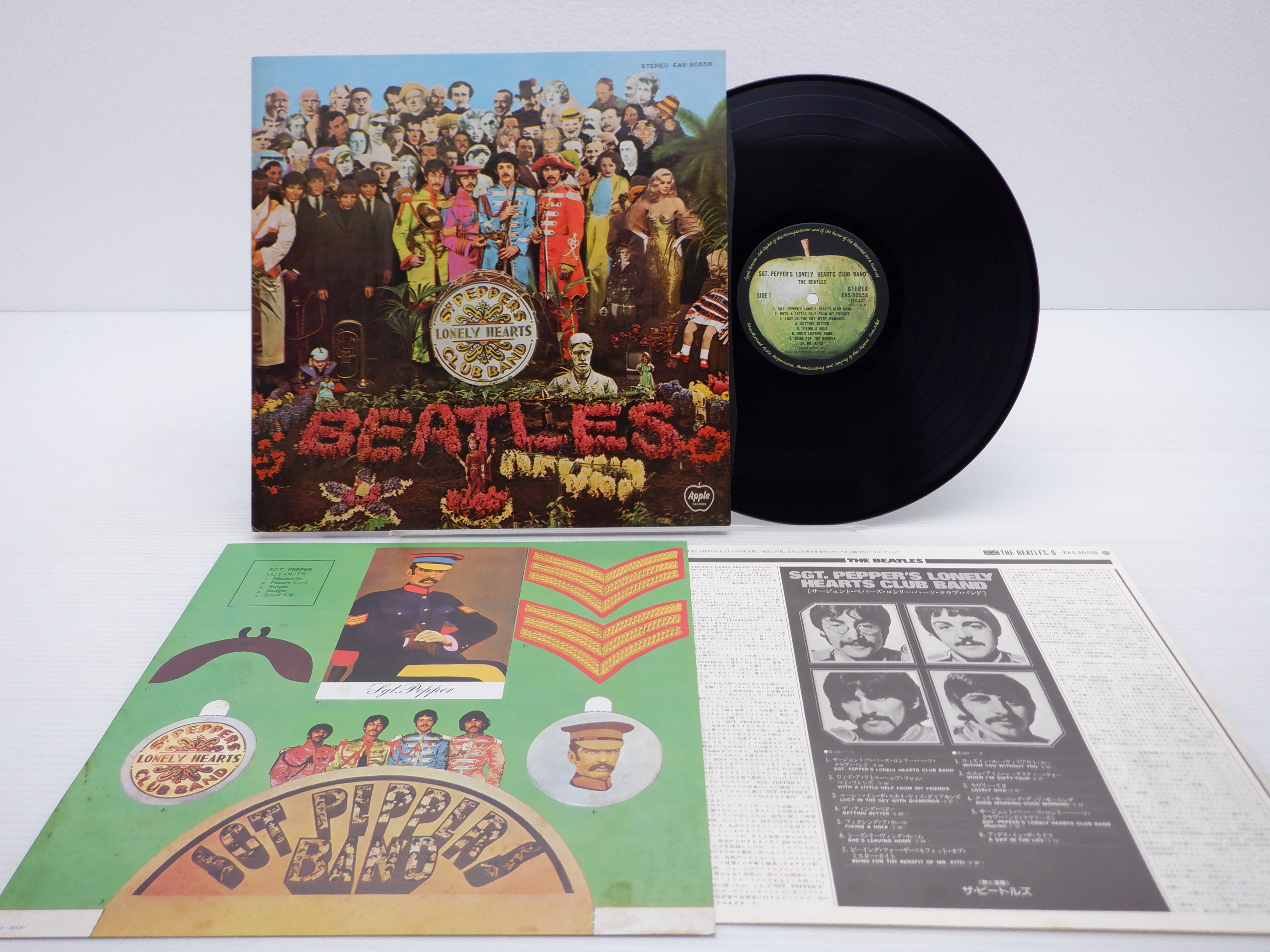 The Beatles sgt.peppers UKオリジナルmonoレコード-silversky