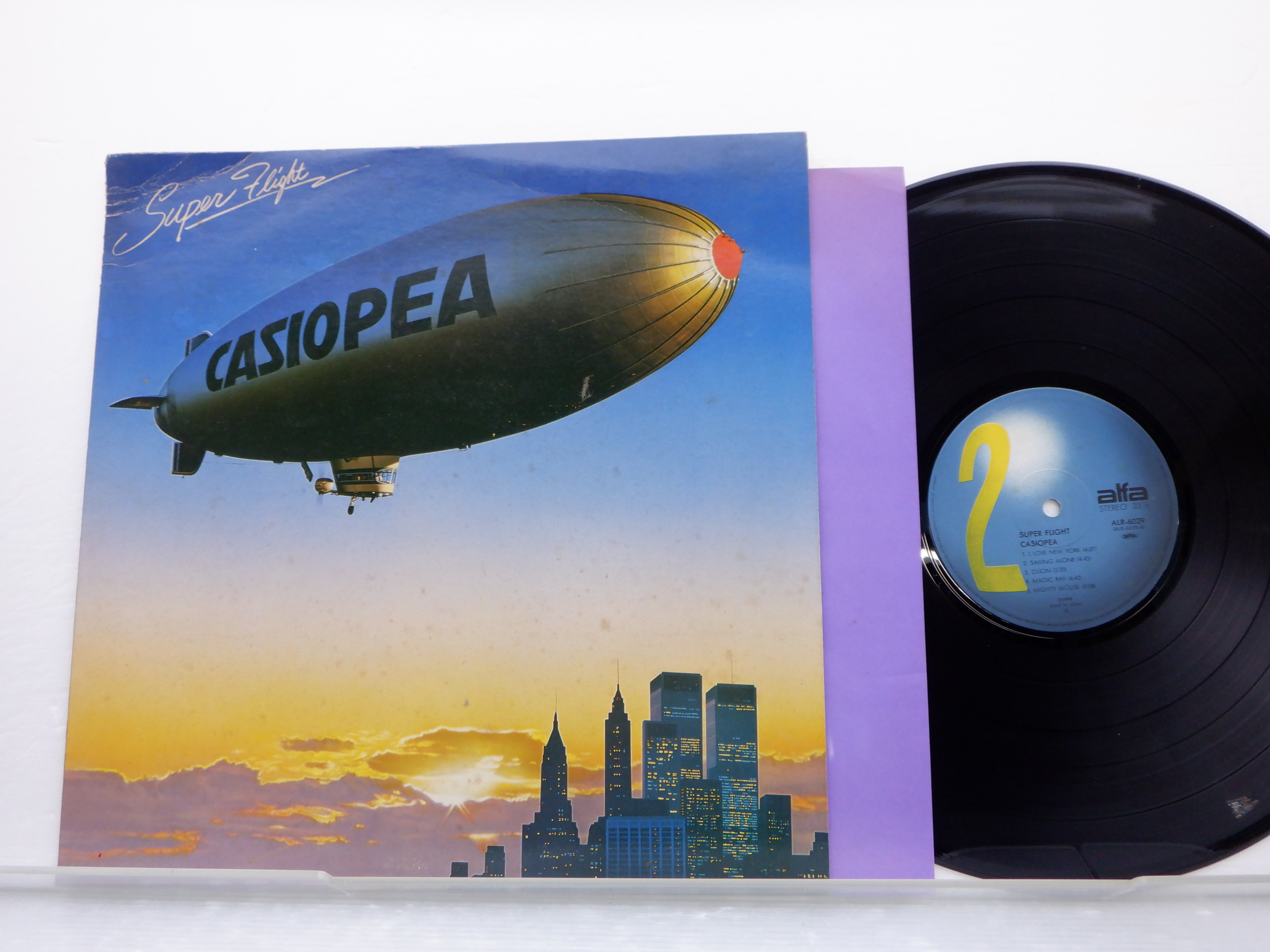 Casiopea(カシオペア)「Super Flight(スーパー・フライト)」LP（12
