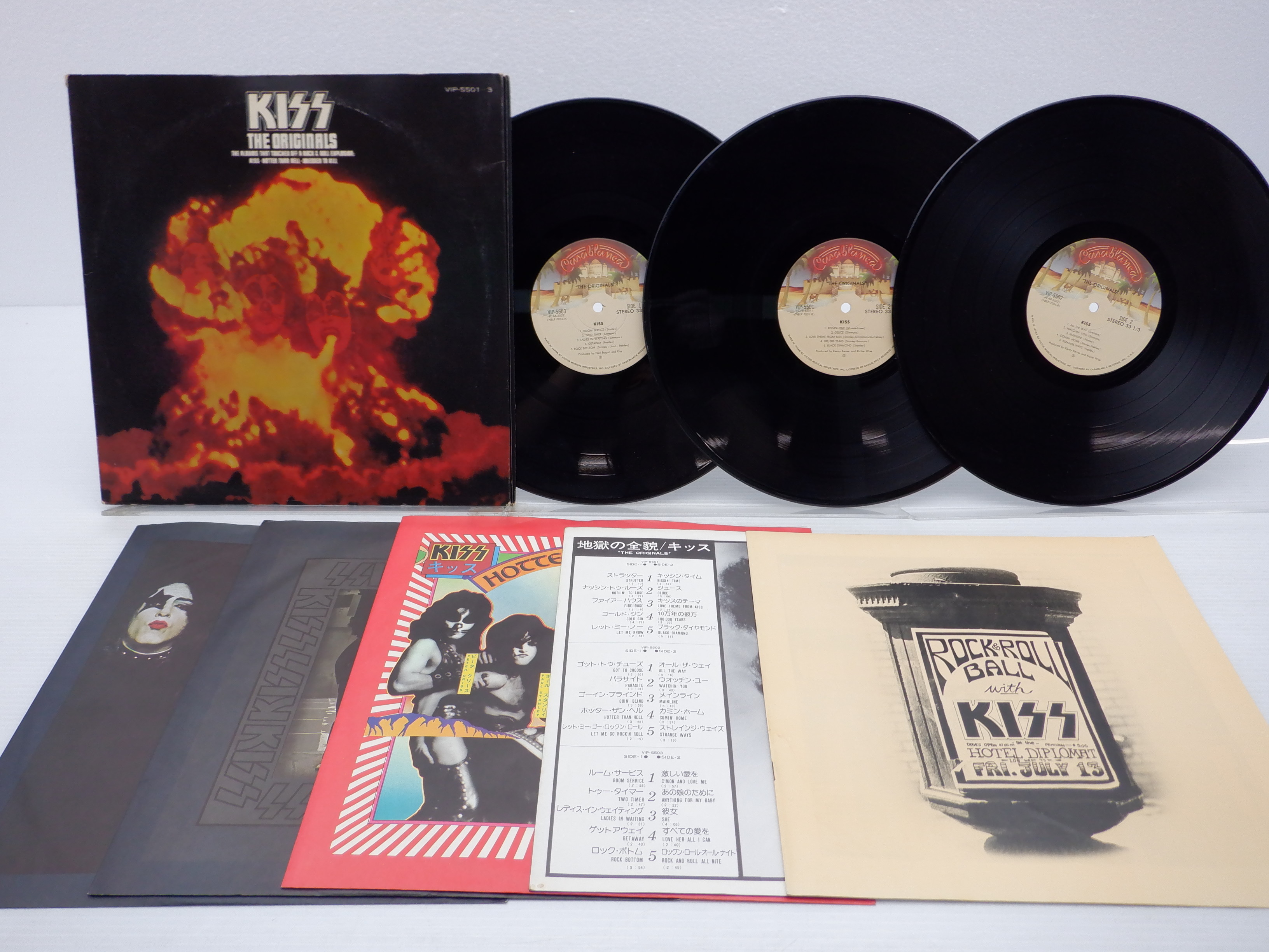 Sản phẩm 【国内盤】KISS(キッス)「The Originals(地獄の全貌)」LP（12