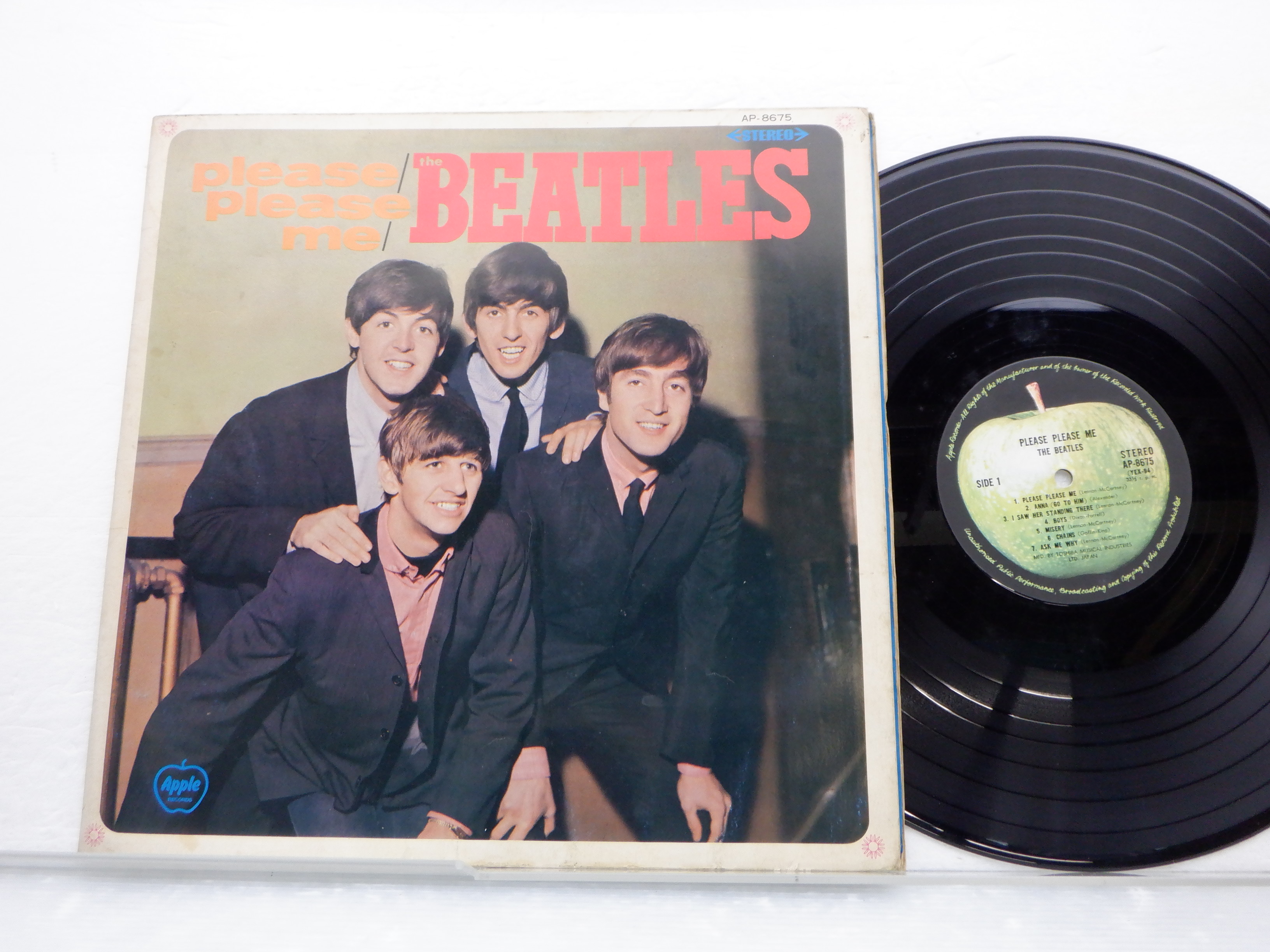 ビートルズ THE BEATLES 「with the beatles」 UK盤LP STEREO Y&B