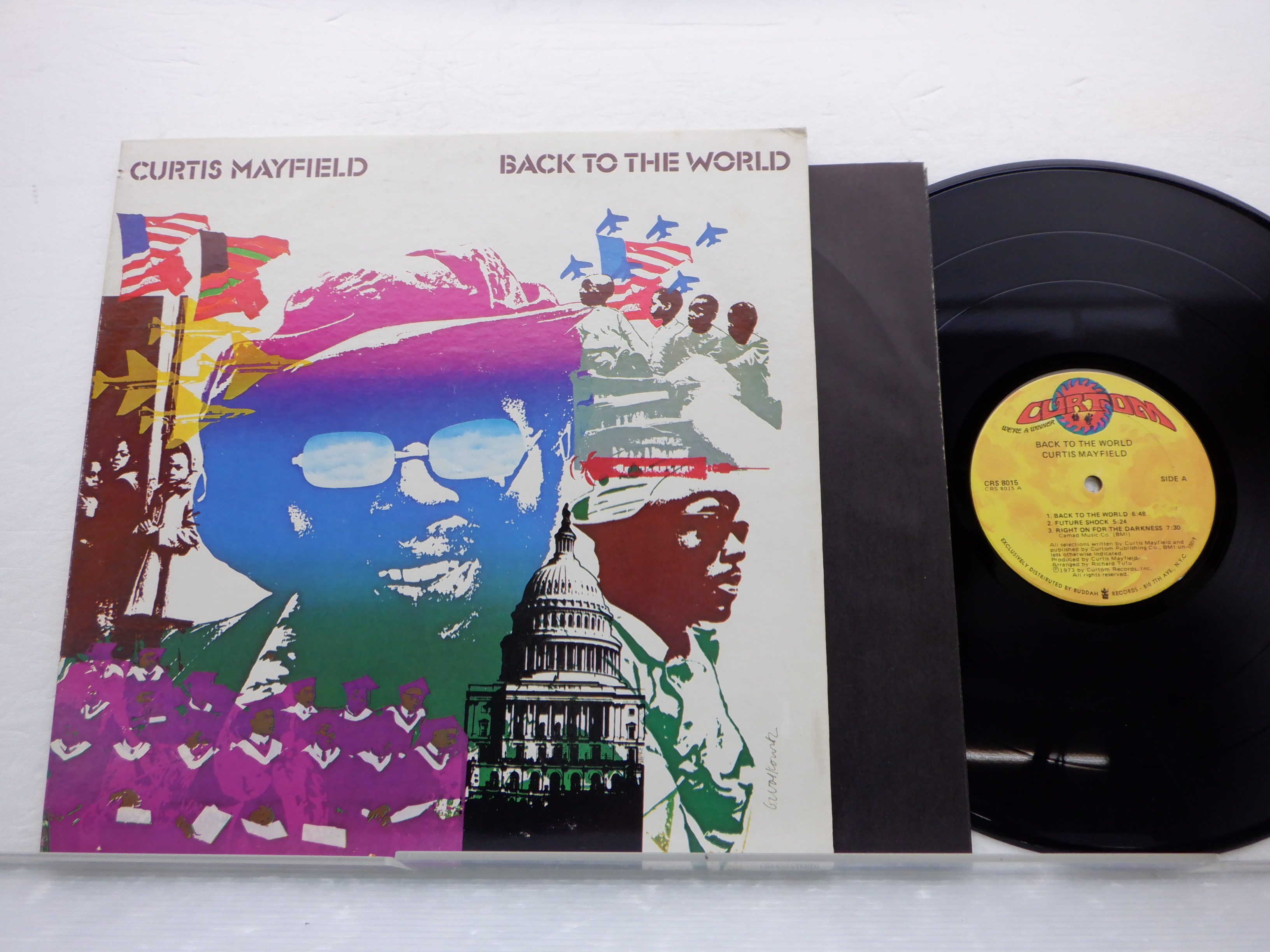 US record ]Curtis Mayfield[Back To The World]LP(12 -inch )/Curtom