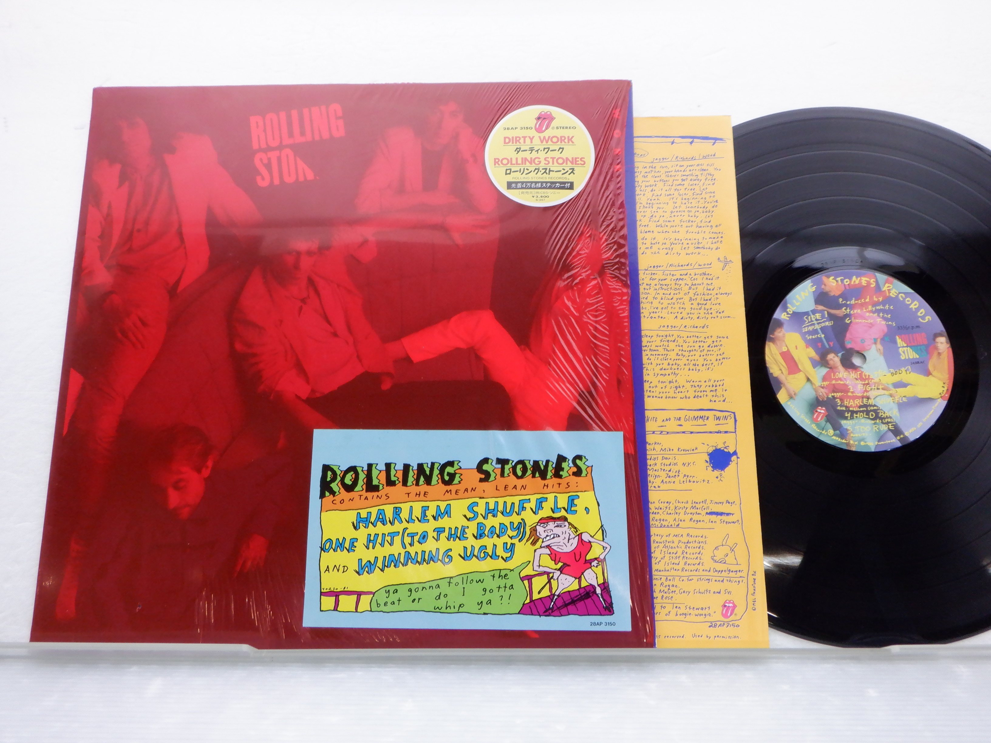 The Rolling Stones(ローリング・ストーンズ)「Dirty Work(ダーティ・ワーク)」LP（12インチ）/Rolling  Stones Records(28AP 3150)－日本代購代Bid第一推介「Funbid」