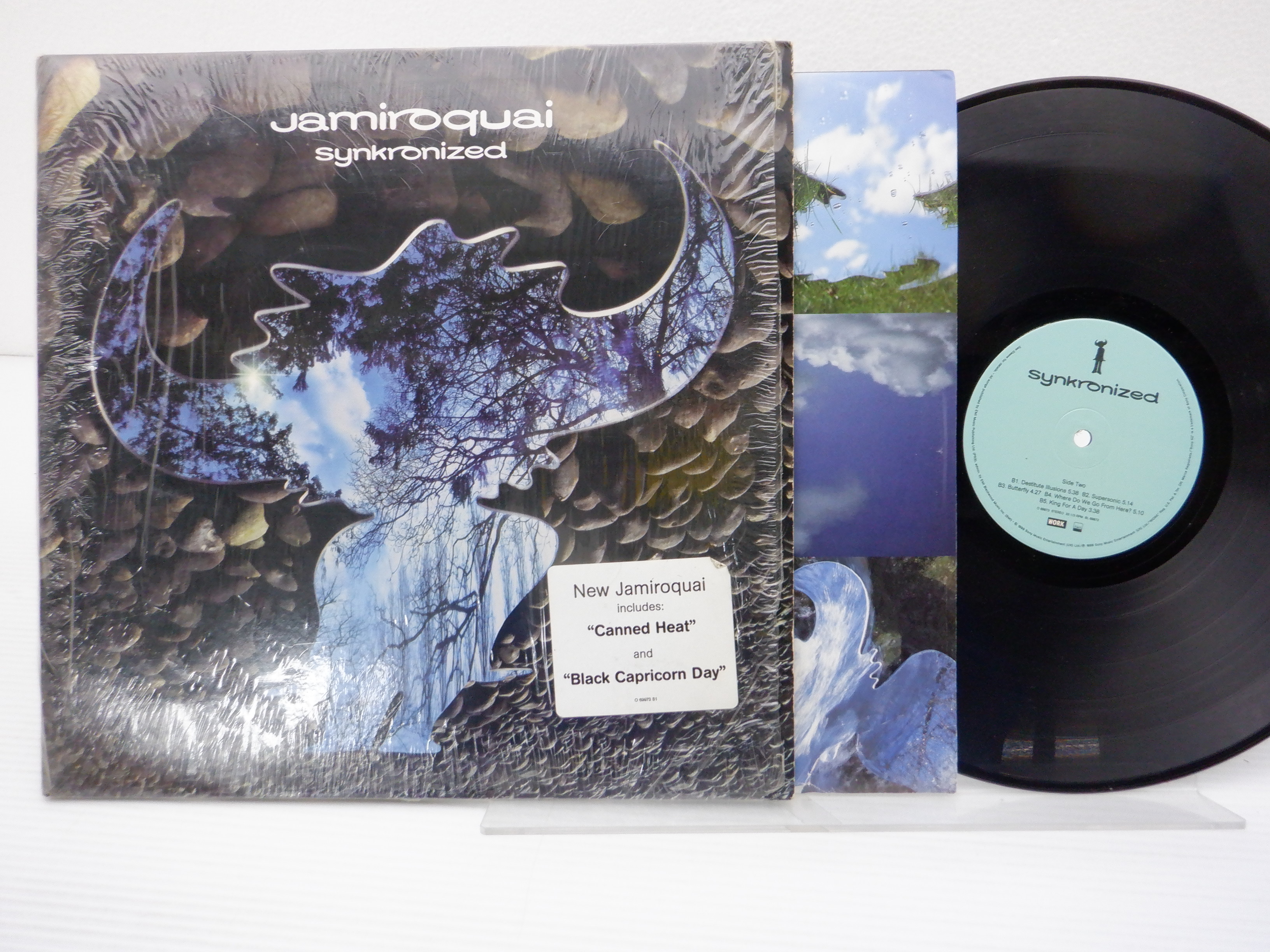 Yahoo!オークション - Jamiroquai「Synkronized/Work」LP(69973 s1)/ヒ...